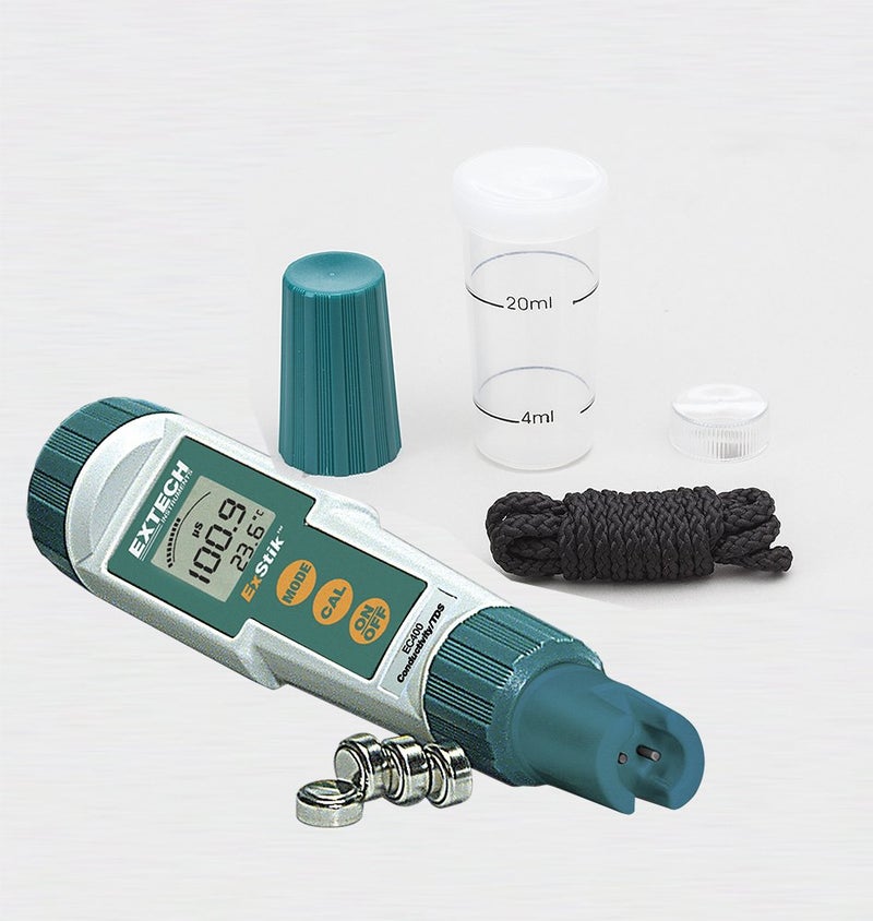 Extech EC400 ExStik Waterproof Conductivity, TDS, Salinity, and Temperature Meter - Image 2